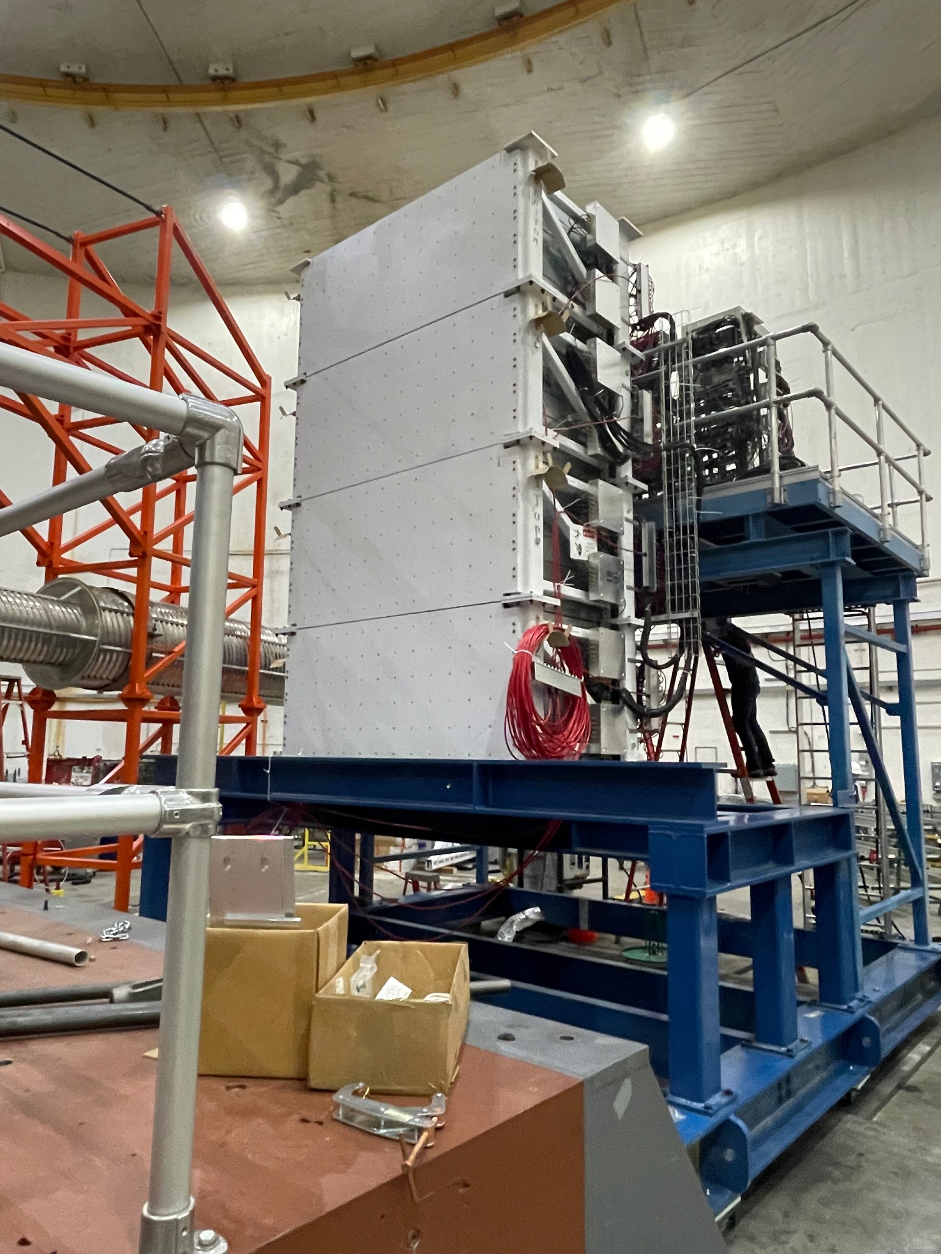 Front view of SBS Hadron Calorimeter